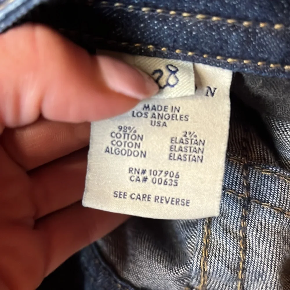 Hudson Jeans Mid Rise Boot Cut, Size 28 - Picture 9 of 10